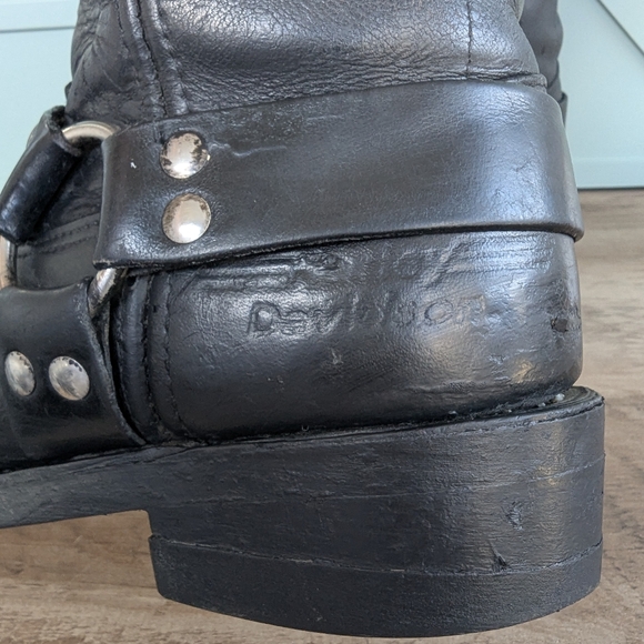 Harley-Davidson Black Leather Boots with Eagle Design main image 7